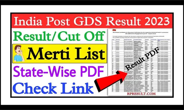 India Post GDS Merit List Release Date, How To Download